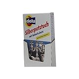  Delu Plata Gamuza Limpiadora Con Protección De Arranque Para Plata Cubiertos etc.