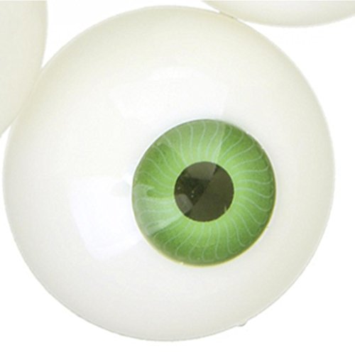 2 x Puppenaugen Augapfel Kunststoffaugen Puppen Augen Halloween Deko 30mm - 3