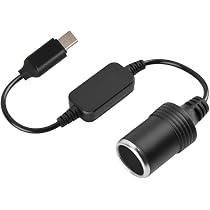 Adattatore Convertitore Da USB C Maschio Da 5 V A Accendisigari Femmina Da 12 V Per Accessori Elettronici Per Auto Da 118 Pollici 92934891