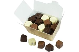 CHOCOLATE EXPRESS No Added Sugar Belgian Chocolate Gift Box: 45 Leonidas Luxury Fresh Pralines, Creams, Ganache, Confirm Your Chocolate Preferences