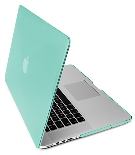 MyGadget MacBook Pro Retina 15 Zoll *Matt* Case - Model Anfang ´13 - Mitte ´16 (A1398) Plastik Mac Hülle Schutzhülle Hartschale Cover (Türkis)