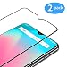 Produktbild TAMOWA für Panzerglas für OnePlus 7/ OnePlus 6T [2 Stück], Full Screen Panzerglasfolie 9H Härte für Panzerglas Schutzfolie, Anti-Kratzen, Anti-Öl, Anti-Bläschen (Schwarz)