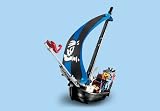 LEGO 4JUNIORS  7072 -  Blaues Piratenboot - LEGO