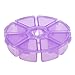 Voberry®1 Pcs Plastic Purple 8 Grids Plastic Desktop Storage Box Cosmetic Case (Pink)