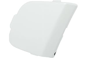 X AUTOHAUX Front Bumper Tow Hook Eye Lid Cover BM5117A989 White For F ord Focus
