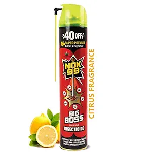 Sujanil Quality Nok 99 Big Boss Insect Spray Eliminates Cockroaches, Mosquitoes, Flies, Bed Bugs 625ml - Set of 2