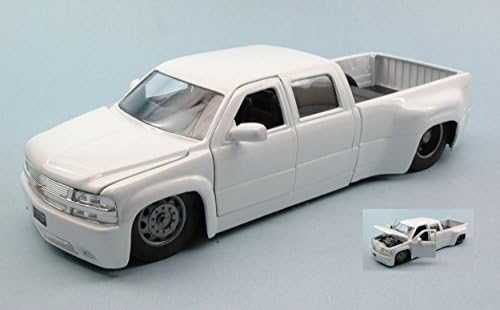 JADA TOYS JADA90145W CHEVY SILVERADO 1999 WHITE 1:24 MODELLINO DIE CAST MODEL