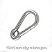 Produktbild 8 MM X 80 mm Eye Karabiner Karabinern Karabiner Karabinerhaken Edelstahl Marine