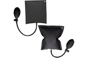 Amindz 2 Piezas Air Pump Wedge,Cuña De Aire Hinchable,Peso de Carga de 200 kg,Air Wedge Pump Wedge Cuña,Cuñas de Aire para Instalación de Puerta Ventana Reparación de Auto