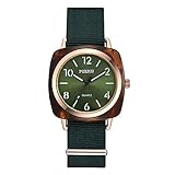 Gaddrt POERSI Damen Casual Quarz Nylon Band Neue Armbanduhr Analoge Armbanduhr Damenuhr (D)