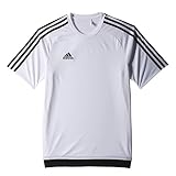 adidas Estro 15 JSY - Camiseta para hombre, color blanco / negro, talla XL