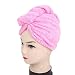 uxcell Women Elastic Cuff Shower Bath Hair Dry Wrap Towel Cap Hat Fuchsia RS.1649.00