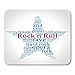 Produktbild Mouse pad Ambient Acid Rock'n'roll Word Cloud Five Pointed Star Gradient Grey Music Concept Acoustic Bebop Office Supplies mouses pad