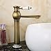 Produktbild ohcde dheark Antik Kupfer Wasserhahn Rustikal Waschbecken Wasserhahn Messing antik Küche Armaturen torneiras Para Pia De banheiro, Typ 1, Bronze