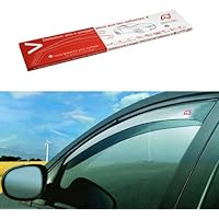 4 pezzi Per MERCEDES Classe X-Set Cromo Vento DEFLETTORI