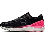  Under Armour Charged Intake 3, Zapatillas de Running para Mujer, Negro (Black/Mojito Pink/Pitch Gray 001), 39 EU