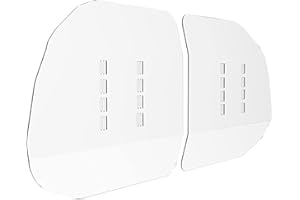 LUCKXING Car Taxi Isolation Shield, 3mm Acrylic Transparent Car Isolation, Height Adjustable Sneeze Guard Car Partition, Front and Rear Row Car Partition Protective Cover