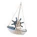 Produktbild Generic Maritime Holz Mini Segelboot Segelschiff / Boot-Modell Tisch Geschenk Dekor - Ruder