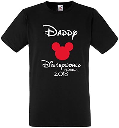 Disneyworld Florida Personalised Family T shirts (black)