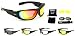 Produktbild ARUNDEL SERVICES EU Daisy C6 Militär Stil Taktische Sportbrillen Outdoorbrillen 4 Linsen Gläser Sonnenbrille Angeln Klettern Schießen Gehen