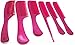 6 PIECES HIGH QUALITY COMBSET PROFESSIONAL BARBER HAIR STYLING (Pink)