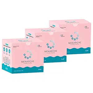 Menarche Organic Cotton Tampons For Women Regular Flow |Fda Approved |Safe To Use | Comfortable And Stain-Free Experience - 60 Tampons