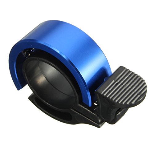 Aluminum Fahrradklingel,CAMTOA 90db Fahrrad Glocke Fahrradglocke für Radfahren,Fahrrad Mini-Glocke für MTB Rennräder Fahrrad fahren,Lenker Alarm Horn Ring 22.2-24mm Fahrradbell Erwachsene und Kinder Blau - 7