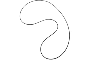 Gereiny La Cinghia in Gomma sostituisce la Cinghia di Trasmissione del Nastro fono del Giradischi per i Giradischi a Cinghia Phono del Giradischi