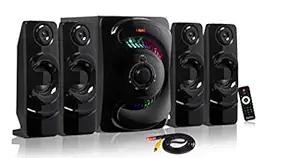 TRONICA 90W BT444 4.1 Channel Home Theater System/Bluetooth/USB/FM/AUX/TV Support + 6