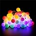 Produktbild BlueFire 9.5m 50 LED kugel Lichterkette Steckdose , 8 Beleuchtung Modi mit Fernbedienung und Timer Wasserdicht für Haus / Hochzeit / Weihnachten / Party / Garten / Innen und Außen Dekoration (Bunt)