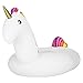 Produktbild Riesige aufblasbare reitbar Sommer schwimmen Unicorn, Premium-Qualität und große Größe PVC schweben Spielzeug für 2-3 Erwachsene und Kids Fun / Pool Party Freizeit