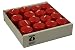 Produktbild Kleine Gastrokerzen mit Dochthalter - Gastronomie Stumpenkerzen - Rubin Rot - Höhe 5cm / Ø 4cm - 16 Stück im Sparpaket - Lange Brenndauer