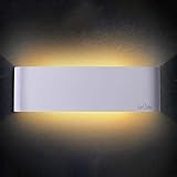 aluminium-wandlampe nika ✔ 【Up & down Lichteffekte】 Die Up & Down Wandleuchte wird dank ihrer Lichtwirkung zum Hingucker und sorgt für behagliche Up & down Lichteffekte, sie taucht die Wände in Ihrem Zuhause in einen sanften Schein, herrlich wohnlich und mit angenehmer Leichtigkeit.