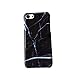 Produktbild iphone Handyhülle ,Dewanxin Einfach Kreative Schwarz-weiß-Marmor Streifen Design ,Stoßfest Tasche Telefon-Kasten Handytasche Holster Hüllen & Cases Ultra Dünne Rundum-schutz Kratzfeste Silikon Hülle Bumper Kratzfeste Scratch-Resistant Schale Protective Skin Handyhülle Stoßfest Tasche Rückseite Schutz Etui Protective Case Cover iPhone 6s iPhone 6s Plus iPhone 6 Plus iPhone 8 Plus iPhone 7 Plus iPhone 6 iPhone 7 iPhone 8 (iphone 7/8 Handyhülle, Gestreifter schwarzer)