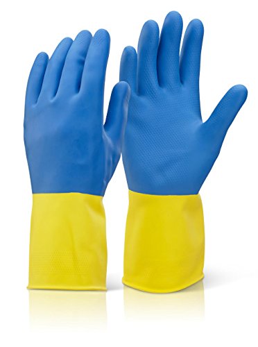 Preisvergleich Produktbild 2 Farbe Schwergewicht Handschuh gelb / blau L