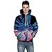 Produktbild POIUDE Große größe Männer 3D Druck Hoodies Kapuzenpullover Langarm Pullover Kapuzenpulli Sweatshirt Jacke S-3XL(Farbige, L)