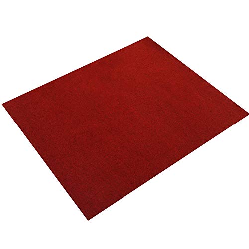 Preisvergleich Produktbild GHGMM Teppich Fußmatten, Haushalt Rutschfest Wasseraufnahme Türmatte, Passend für Wohnzimmer Küche Schlafzimmer Badezimmer Erker, anpassbar,Red,120 * 200cm
