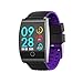 Produktbild BZLine Bluetooth Smartwatch, Smart Color Bildschirm Kalorien Übung Herzfrequenz Schrittzähler Smart Watch für iOS Android Samsung Huawei Sony LG HTC Google Herren Damen Kinder Mädchen Jungen (Lila)