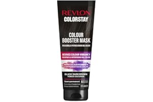 Revlon Colorstay - Maschera potenziante del colore, ravviva l'intensità del colore 125 ml tono nero - marrone scuro