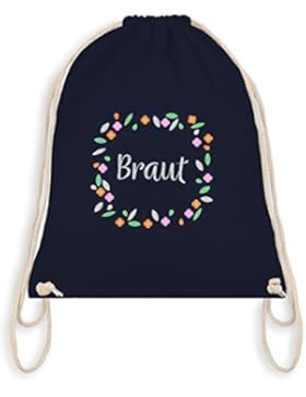 JGA Junggesellinnenabschied - Braut Blüten - Turnbeutel I Gym Bag