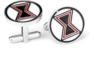 SHOPIYAL Superhero SUPERMAN Cufflinks Cuff Buttons Set with Velvet Pouch Bag | Men's Jewellery Jewelry Retro pattern Shirt Cufflinks French Cuff Nails