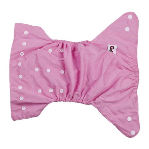 Orien 1Pc Pink Baby Cloth Diaper Washable Nappy Cover Waterproof Wrap Pants