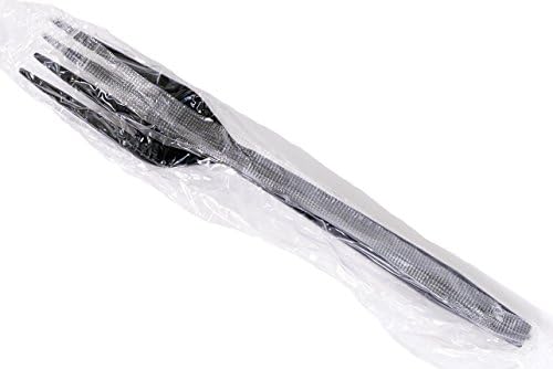Daxwell Plastic Forks, Heavyweight Polystyrene (PS), Wrapped, Black, A10003736 (Case of 1,000)