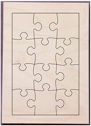 Puzzle Maker Die Make Puzzle26x17cm-12PCS Seel Rule Puzzle Die Size 11.7"x8.3"x5/8"