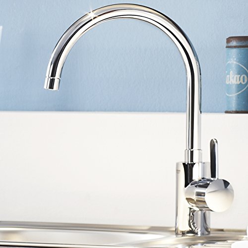 Grohe Eurosmart Cosmopolitan Küchenarmatur (hoher Auslauf, Schwenkbereich wählbar, Niederdruck) 31180000 - 4