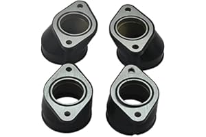 Gfsdjalkj 4pcs motocyclettes raccords de raccords de collecteur de collecteur gauche et droit pour Kawasaki ZR750 ZR-7S ZR-7 ZR7S ZR7 2000-2005 Pipe d'admission