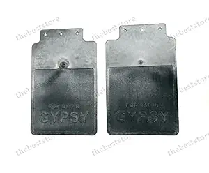 MUD Flap MUD GAURD Black Colour Set of 2 FIT for Maruti Gypsy |THE BEST STORE|