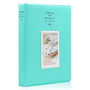 Ablus 128 Pockets Mini Photo Album - Fits for Fujifilm Instax Mini 9 Mini 8 Mini 90 Mini 25, Polaroid Snap PIC-300, Kodak Mini 3-Inch Film (Mint)