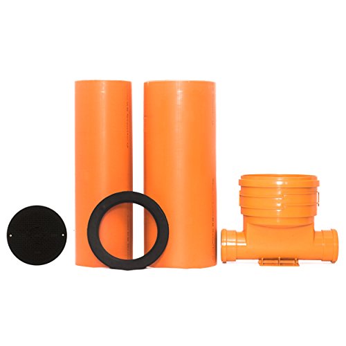 KG Schacht Abwasserschacht DN400/160 - Rohr DN400, DN315 - Deckel DN315 - Kanal Entwässerung Komplett SET