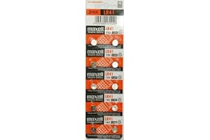 Maxell Lr41, 192, V3Ga, Ag3, 384, Sr41Sw, Rw37, V384, 1,5 V, Alkaline Cell-batteri, (10 st per förpackning)